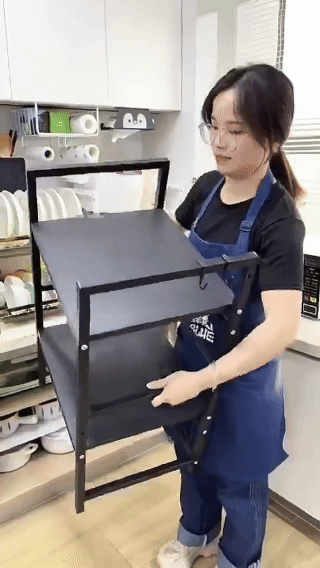 (Promoção: 30% de desconto) Suporte ajustável para forno de micro-ondas de cozinha