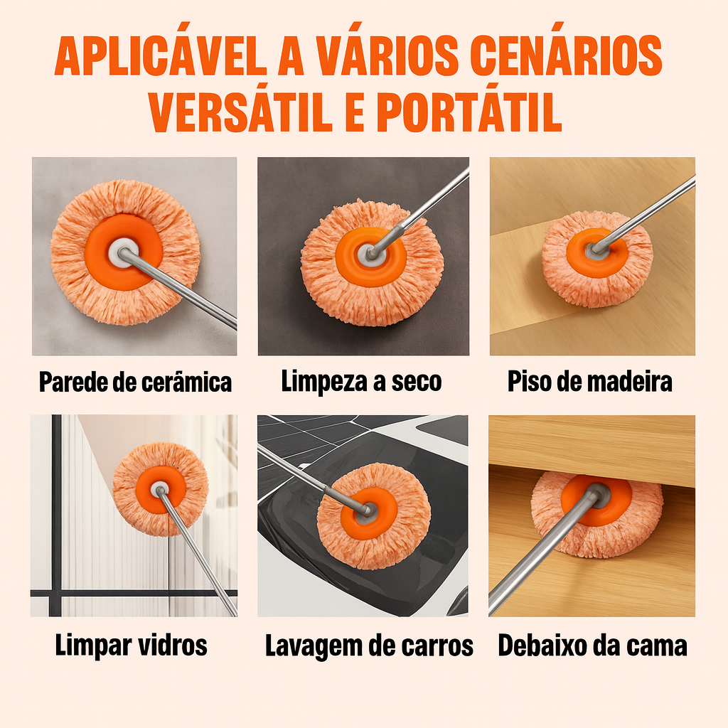 Mopa de máxima limpeza e absorção