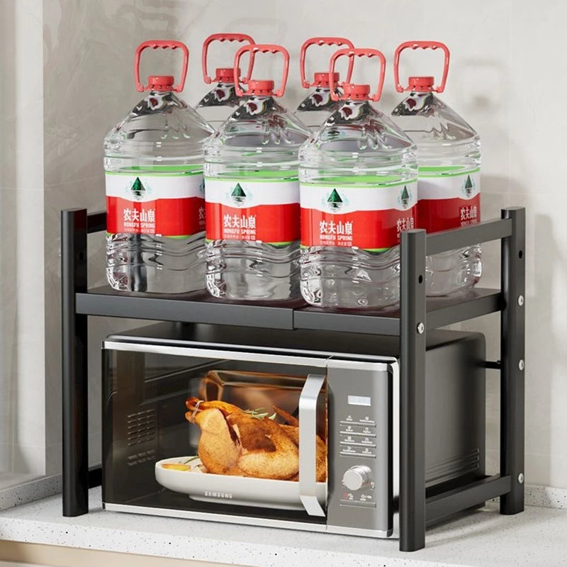 (Promoção: 30% de desconto) Suporte ajustável para forno de micro-ondas de cozinha